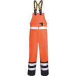 Voděodolné kalhoty s laclem ARDON®AQUA 501/A oranžové - DOPRODEJ S | H1187_S