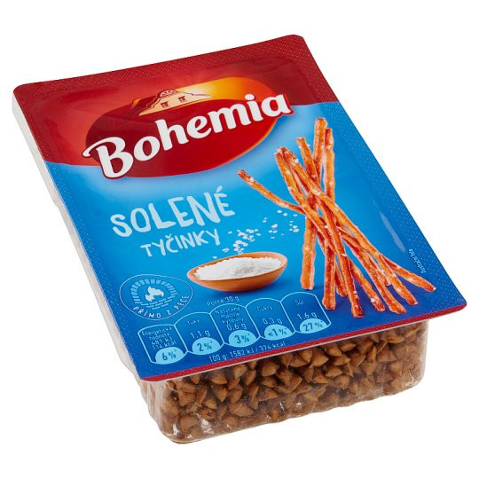 Tyčinky slané Bohemia 80g / prodej po balení