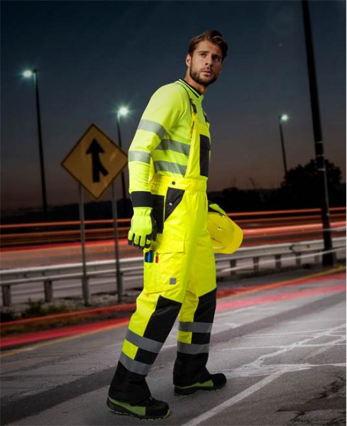 Reflexní zimní kalhoty s laclem ARDON®HOWARD žluté | H8942/M