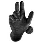 Jednorázové rukavice GRIPPAZ® 246A BLACK 08/M | A5030/08