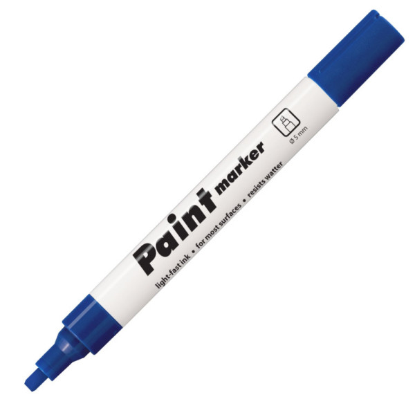 Značkovač Centropen 9100 lakový modrý klínový hrot 1-5mm DOPRODEJ
