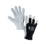 Kombinované rukavice TECHNIK ECO, černo-bílé, vel. 10 | 3210-011-801-10
