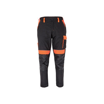 MAX VIVO kalhoty pánské černá/oranžová