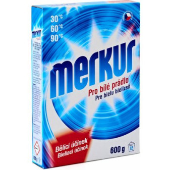 Prací prášek Merkur na bílé 12praní 600g