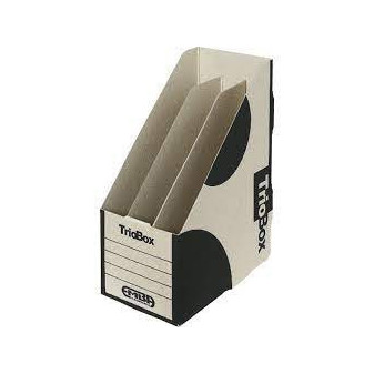 Box magazín A4 Trio 300x220x130mm EMBA černý