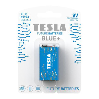 Baterie Tesla Blue+ 9V 6F22