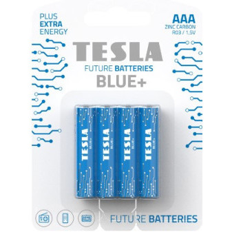 Baterie Tesla Blue+ AAA (LR03/mikrotužkové) 4ks