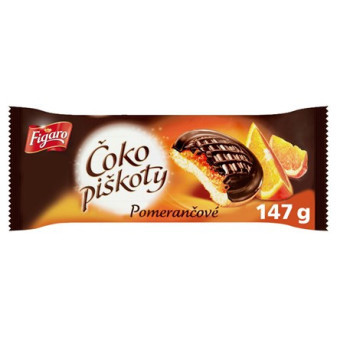 Čokopiškoty pomeranč Figaro 147g / prodej po balení