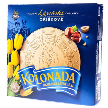 Oplatky Kolonáda lázeňské oříškové Opavia 175g / prodej po balení