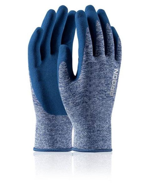 Máčené rukavice ARDON®NATURE TOUCH 09/S - s prodejní etiketou - modré