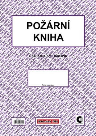 Tiskopis Požární kniha A4 60 listů ET510