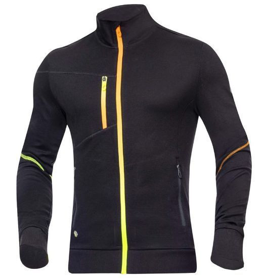 Mikina ARDON®CREATRON® černá neon vel. XL