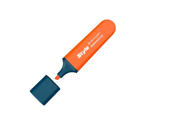 Zvýrazňovač Centropen highlighter style 6252 oranžový klínový hrot 1-4,6mm