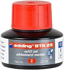 Inkoust Edding BTK25 červený 25ml do popisovačů na tabule