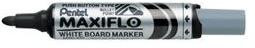 Popisovač Pentel Maxiflo MWL5 na bílé tabule černý válcový hrot 6mm