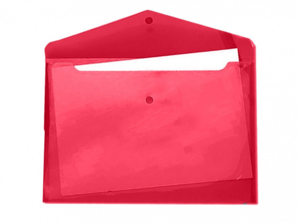 Obálka psaníčko A4 s drukem PP červená
