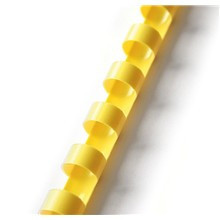 Kroužková vazba 12,5mm žlutá 56-80listů/80g 100ks