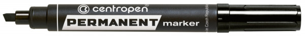 Značkovač Centropen 8576 permanent černý klínový hrot 1-4,6 mm