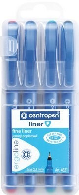 Popisovač Centropen 4621/4 F Liner 4 barvy 0,3mm