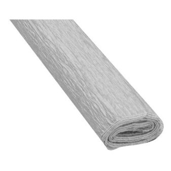 Krepový papír Junior 50x200cm stříbrný