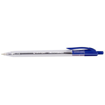 Kuličkové pero Centropen Slide ball 2225 click 0,3mm modré