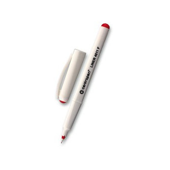 Popisovač Centropen 4611 F Liner červený 0,3mm