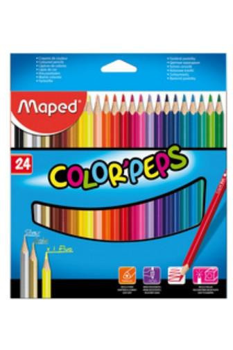 Pastelky Maped trojhranné Colorpeps 24ks