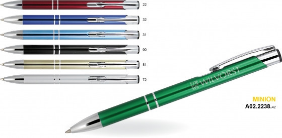 Kuličkové pero Luxus Minion hliník