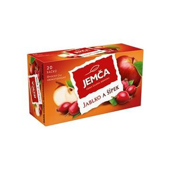 Čaj Jemča jablko a šípek 20x2g