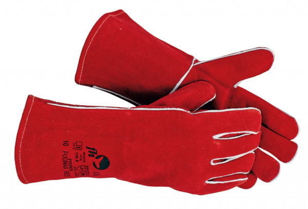 PUGNAX RED FH rukavice celokož. - 10