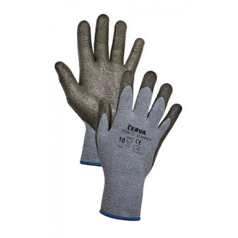 DUNNOCK rukavice máčená nitril/guma - 8