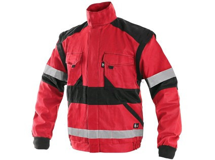 Blůza CXS LUXY BRIGHT, pánská, červeno-černá, vel. 54