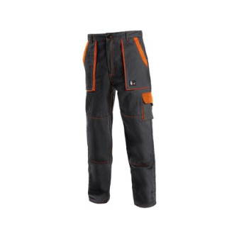 Kalhoty do pasu CXS LUXY JOSEF, pánské, černo-oranžové, vel.