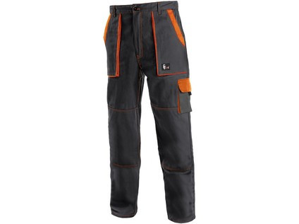 Kalhoty do pasu CXS LUXY JOSEF, pánské, černo-oranžové, vel.