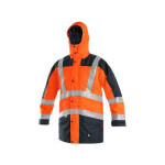 Výstražná bunda CXS LONDON, 5v1, pánská, oranžovo-modrá, vel. S | 1110-001-205-92