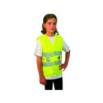 Dětská reflexní vesta TEDDY, žlutá, vel. XS | 1114-002-150-91