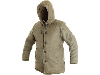 Pánský zimní kabát JUTOS, khaki, vel.