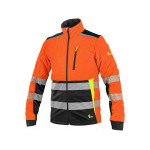 Bunda CXS BENSON, výstražná, softshell, oranžovo - černá, vel. XL | 1117-001-210-95