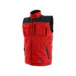 Pánská zimní vesta SEATTLE, červeno-černá, vel. S | 1310-001-260-92