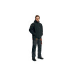 EMERTON WINTER SOFTSHELL bund černá 2XL | 0301008460005