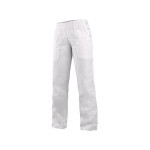 Dámské kalhoty DARJA s pasem do gumy, bílé, vel. 46 | 1150-016-100-46