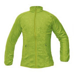 YOWIE bunda fleece dámská zelená XS | 0301032310000