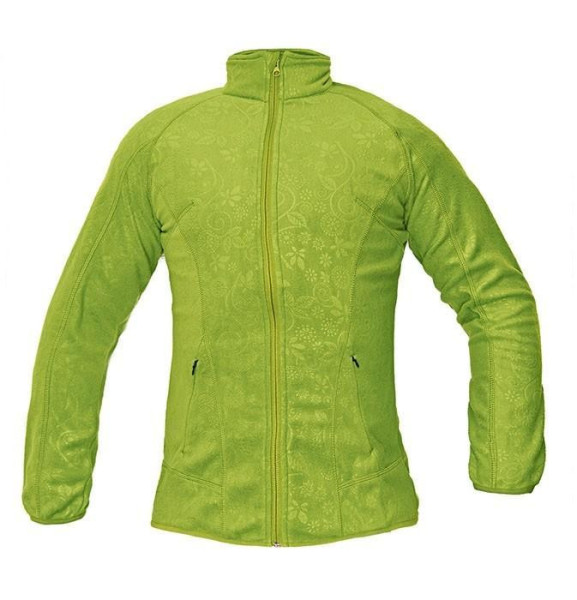 YOWIE bunda fleece dámská zelená XXL