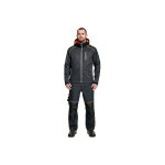 KNOXFIELD softshell bunda antra/červ XS | 03010534A0000