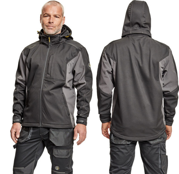 DAYBORO softshell bunda černá S