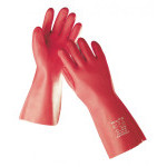 STANDARD rukavice 35cm máč PVC červené - 9 | 0110001620095