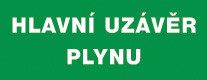 12433 T. Hl.uzávěr plynu-bezp.tabulka