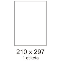 Etikety 210x297mm 1etiketa na archu 100listů Labels