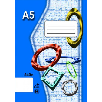 Sešit 540 A5 čistý 40 listů eko