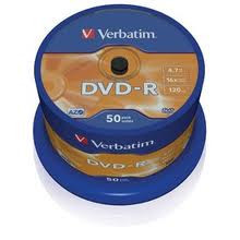DVD-R Verbatim 16x 4,7GB cake 50ks     (43548)